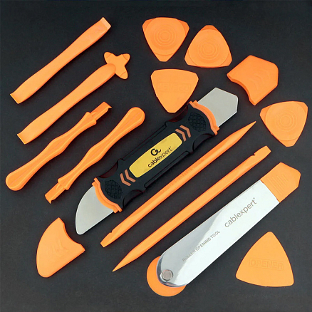 Набор инструментов для вскрытия корпуса мобильной техники Cablexpert TK-OP-02 (13 предметов)