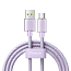 Кабель Type-C - USB 2.0 для зарядки 1,2 м 6А 100W плетеный McDodo CA-3652 (быстрая зарядка Huawei, QC) фиолетовый