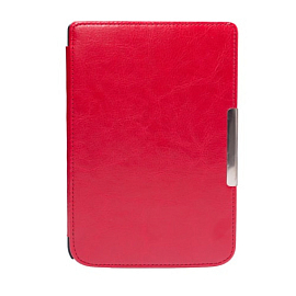 Чехол для PocketBook 624, 626, 614 кожаный Nova-06 Original красный