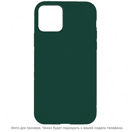 Чехол для Samsung Galaxy A54 5G силиконовый Digitalpart Silicone Case темно-зеленый