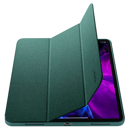 Чехол для iPad Pro 12.9 2018, 2020 книжка Spigen Urban Fit темно-бирюзовый