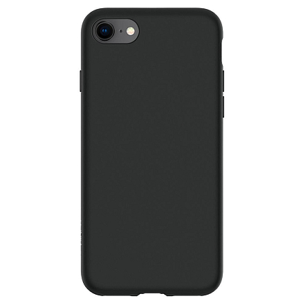 Чехол для iPhone 7, 8 гелевый ультратонкий Spigen SGP Liquid Crystal черный матовый