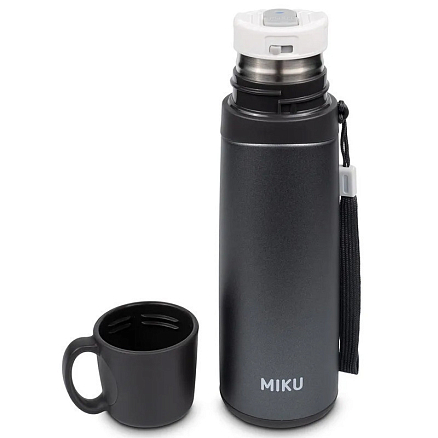 Термос для напитков Miku TH-CLSC-520 520 мл черный