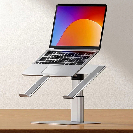 Подставка для ноутбука от 11 до 17,3 дюймов Baseus Metal Adjustable серебристая