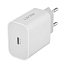 Зарядное устройство сетевое Type-C 20W с кабелем Type-C Rocket Space Combo (быстрая зарядка QC, PD) белое