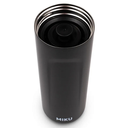 Термокружка с френч-прессом Miku TH-MGFP-480 480 мл черная