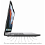 Чехол для Apple MacBook Air 13 (2018-2019) A1932, (2020) А2179, M1 (2020) A2337 гибридный WiWU iShield TPU Frame прозрачно-серый