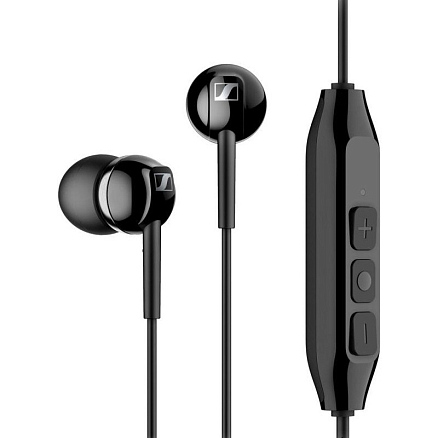 Наушники Bluetooth Sennheiser CX 150BT вакуумные с микрофоном и пультом управления черные