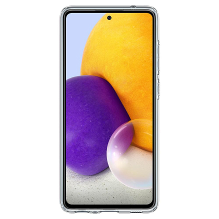 Чехол для Samsung Galaxy A72 гелевый ультратонкий Spigen SGP Liquid Crystal прозрачный