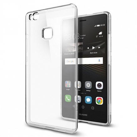 Чехол для Huawei P9 Lite гелевый ультратонкий Spigen SGP Liquid Crystal прозрачный
