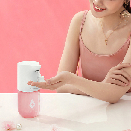 Дозатор (диспенсер) для жидкого мыла сенсорный Xiaomi Simpleway (ZDXSJ02XW) розовый