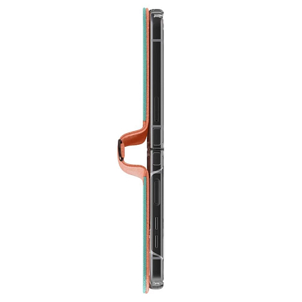 Чехол для Samsung Galaxy Z Flip 4 Spigen Compoty оранжево-зеленый