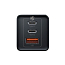Зарядное устройство сетевое с USB и двумя Type-C входами 5А 65W Baseus GaN2 Pro (быстрая зарядка QC 4.0, 3.0, PD) черное