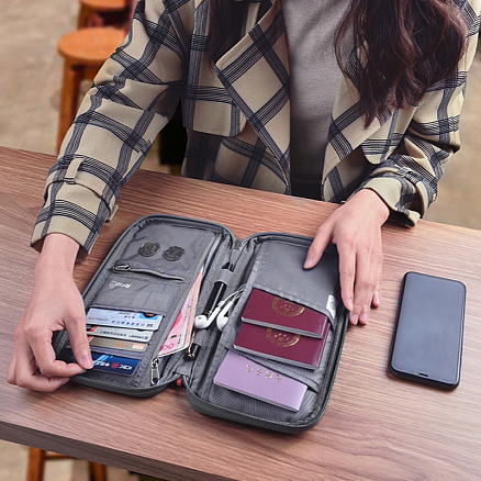 Сумка (холдер) для документов WiWU Pioneer черная