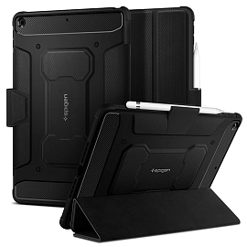 Чехол для iPad 10.2, 10.2 2020 гелевый Spigen SGP Rugged Armor Pro черный