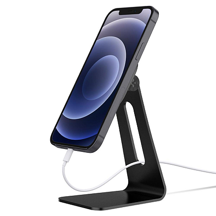 Подставка для iPhone MagSafe Spigen OneTap S310M металлическая черная