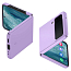 Чехол для Samsung Galaxy Z Flip 4 пластиковый ультратонкий Spigen Air Skin сиреневый