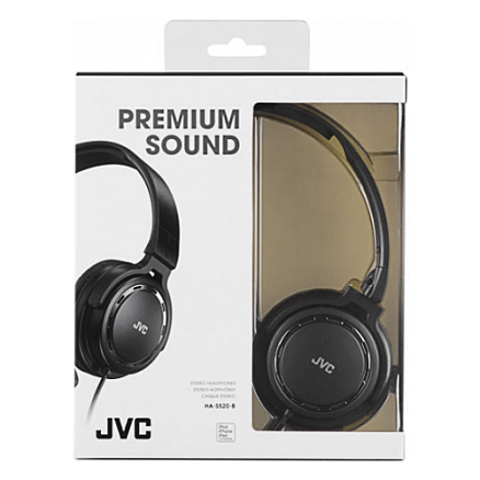 Наушники JVC HA-S520 накладные складные черные
