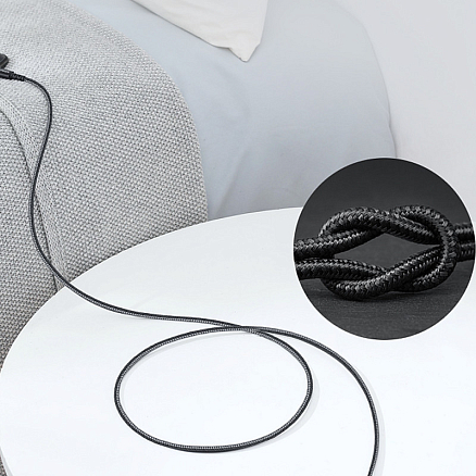 Кабель Lightning - Type-C длина 0.9 м 18W MFi плетеный Anker Powerline Select+ (быстрая зарядка) черный