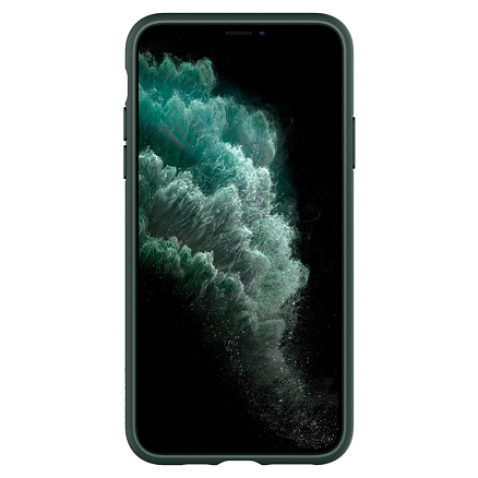Чехол для iPhone 11 Pro гибридный Spigen Ultra Hybrid прозрачно-зеленый