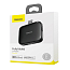 USB 2.0 HUB (разветвитель) на 4 порта Baseus Fully folded с питанием MicroUSB черный