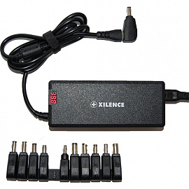 Зарядное устройство сетевое для ноутбука 90Вт, 15-24В, индикатор напряжения, 11 адаптеров Xilence SPS-XP-LP90.XM010