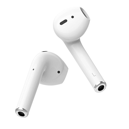 Наушники TWS беспроводные Bluetooth Borofone BW31 вкладыши с микрофоном белые