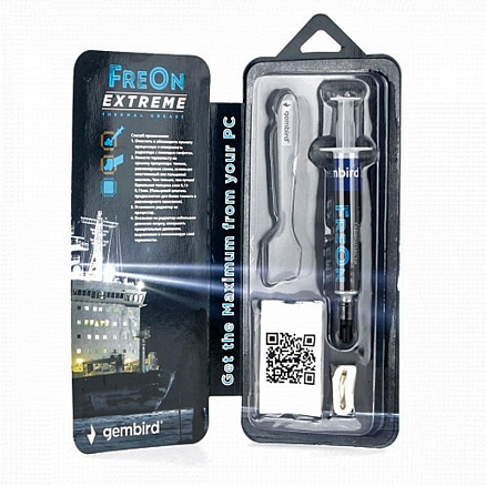 Термопаста Gembird FreOn Extreme GF-41 в шприце 1,5 г