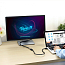 Кабель-удлинитель HDMI - HDMI (папа - мама) длина 1 м версия 2.0 4K 60Hz Ugreen HD107 черный