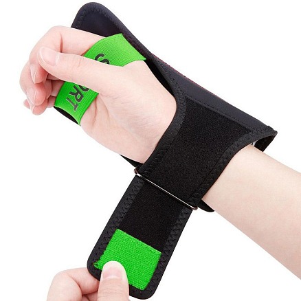 Чехол универсальный для телефона до 5 дюймов спортивный на запястье Baseus Flexible черно-зеленый