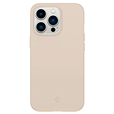 Чехол для iPhone 13 Pro пластиковый тонкий Spigen Thin Fit бежевый