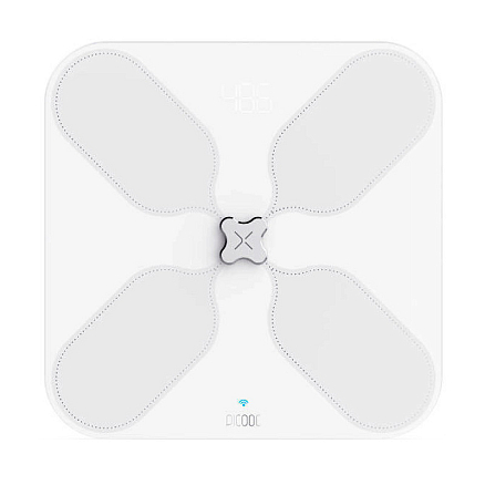 Умные напольные весы Picooc S3 (Wi-Fi, Bluetooth) размер 33х33 см белые