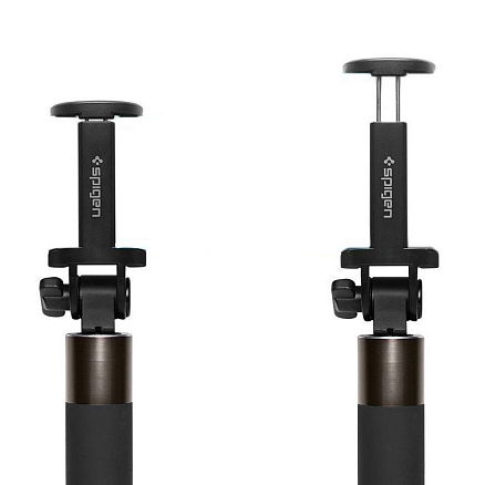 Монопод (палка для селфи) Bluetooth с кнопкой Spigen SGP S530W черный