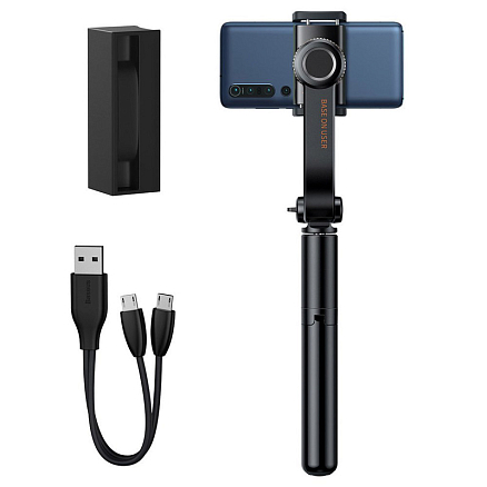 Монопод-стабилизатор со штативом Baseus Lovely Gimbal 1-осевой черный