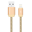 Кабель USB - Lightning для зарядки iPhone 1 м Joyroom S-M322 золотистый