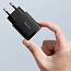 Зарядное устройство сетевое с USB и Type-C входами 3А 20W Baseus Compact CCXJ-B01 (быстрая зарядка PD, QC 3.0) черное