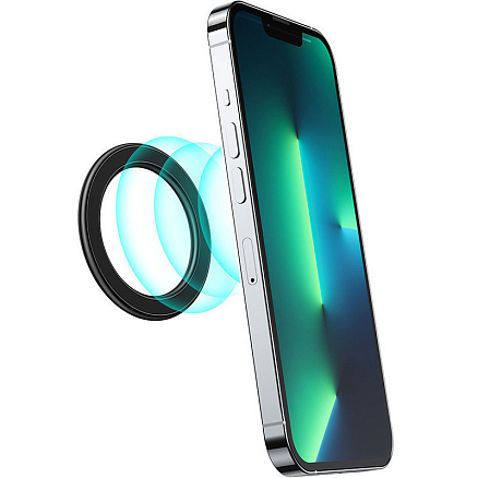 Наклейка на телефон для магнитного держателя MagSafe Joyroom JR-Mag-M1 черная