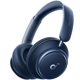 Наушники беспроводные Bluetooth Anker SoundCore Life Q35 полноразмерные с микрофоном синие
