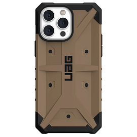 Чехол для iPhone 13 Pro гибридный для экстремальной защиты Urban Armor Gear UAG Pathfinder коричневый