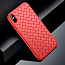 Чехол для iPhone X, XS гелевый ультратонкий Rock Ultrathin Weave красный