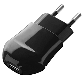 Зарядное устройство сетевое USB 1A Deppa 23123 черное