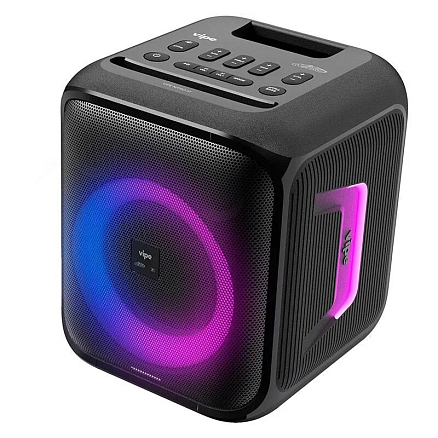 Портативная колонка Vipe Nitro X1 для вечеринок с подсветкой черная