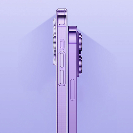 Чехол для iPhone 14 Plus силиконовый Baseus Simple прозрачный