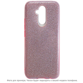 Чехол для Huawei P20 Lite пластиковый Volare Rosso Shine розовый