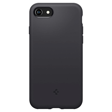 Чехол для iPhone 7, 8, SE 2020, SE 2022 силиконовый Spigen Silicone Fit черный