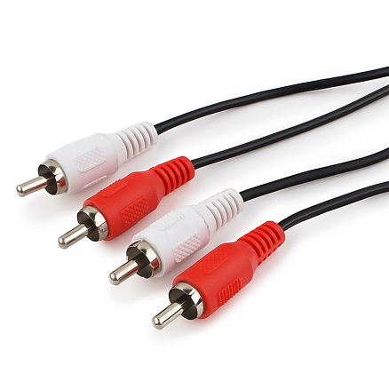 Кабель 2RCA - 2RCA тюльпаны (папа - папа) 3 м Cablexpert CCA-2R2R-10