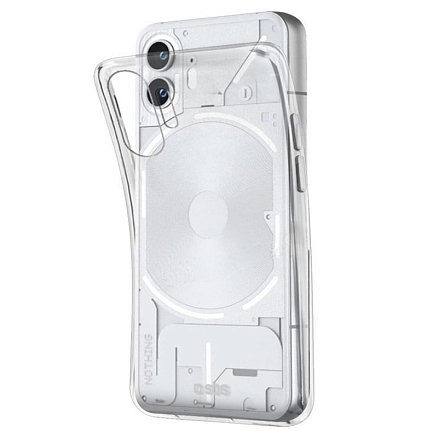 Чехол для Nothing Phone 2 силиконовый Clear Case прозрачный