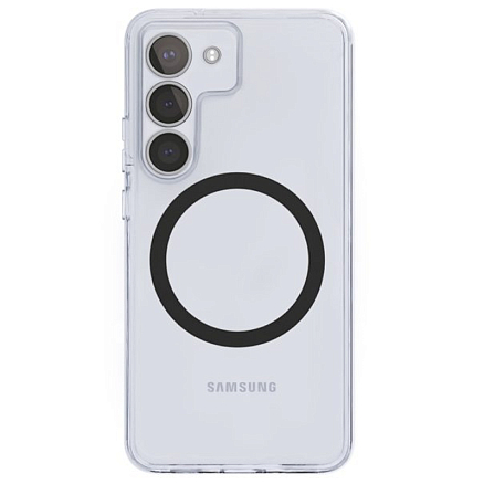 Чехол для Samsung Galaxy S24+ силиконовый VLP Puro MagSafe прозрачный