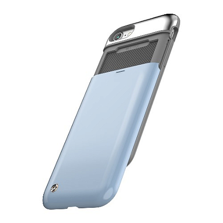 Чехол для iPhone 7, 8 гибридный STIL Mind Mistic Pebble голубой
