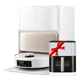 Робот-пылесос с влажной уборкой Dreame Trouver Robot Vacuum V50 Ultra Complete белый